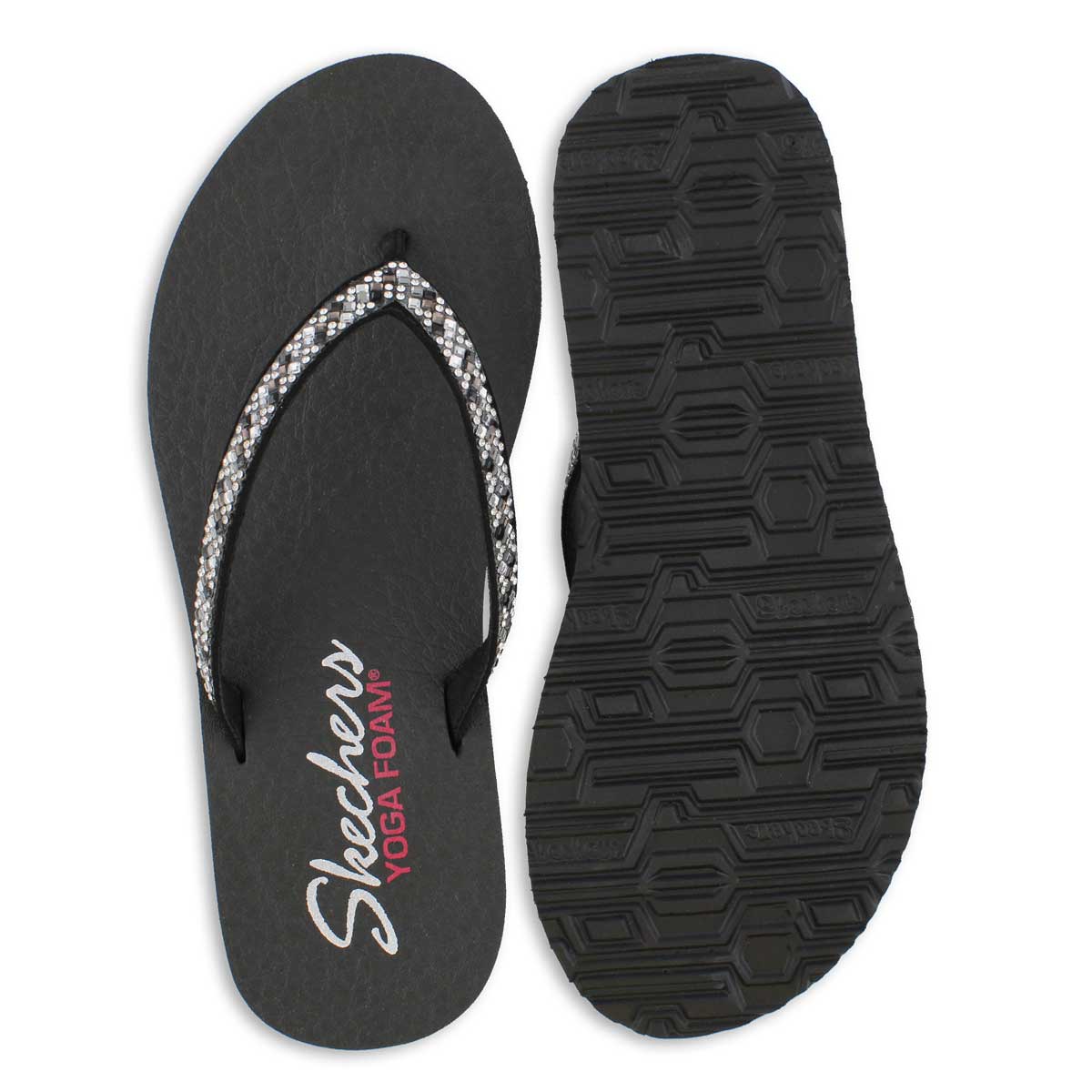 skechers yoga foam white