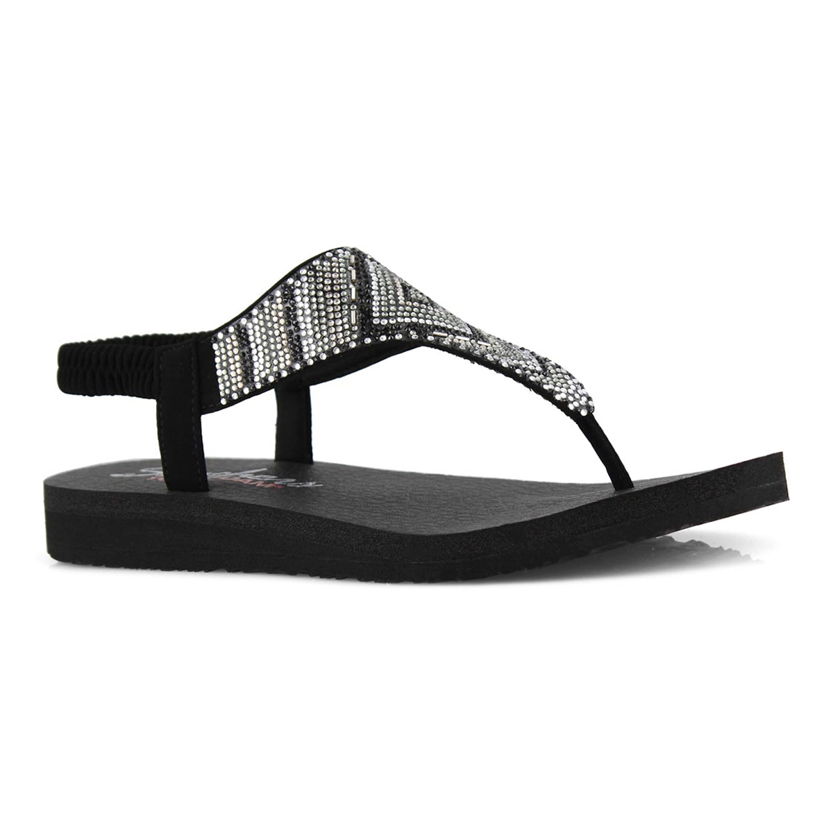 Lds Meditation Gypsy Glam blk thong sndl
