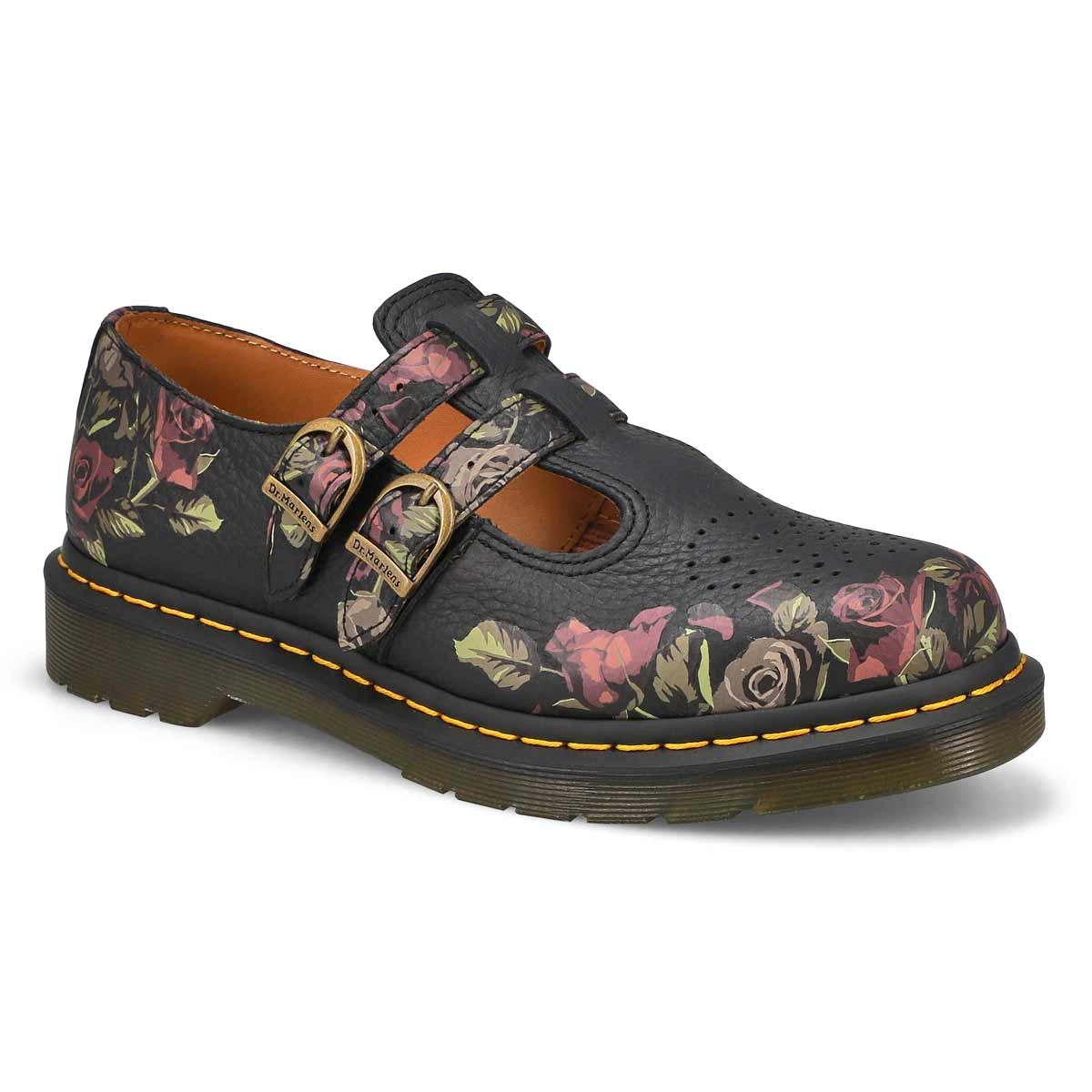 Womens 8065 MaryJane 2 Strap Casual Oxford - Decayed Roses