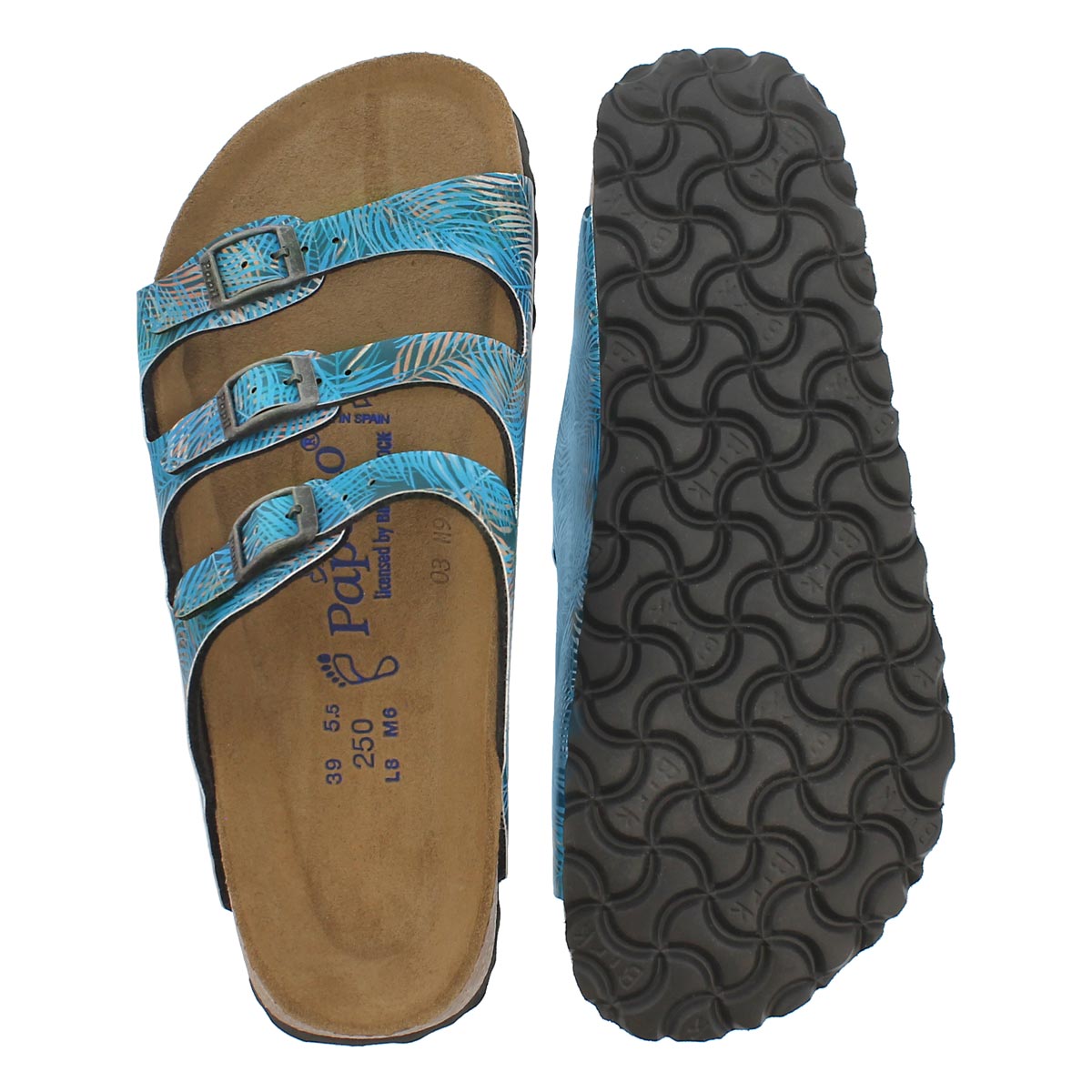 Lds Florida SF tropical leaf sandal