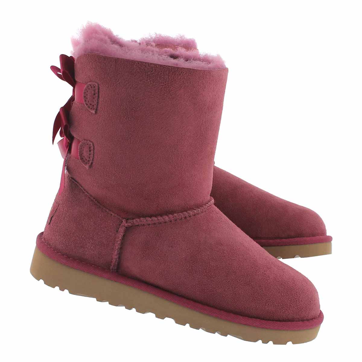 Grls Bailey Bow boug sheepskin boot