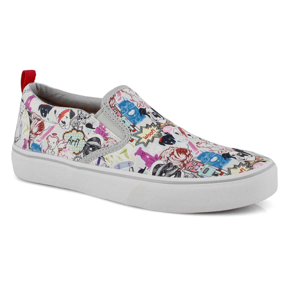 Lds Marley Jr Pop Life mlti slip on snkr