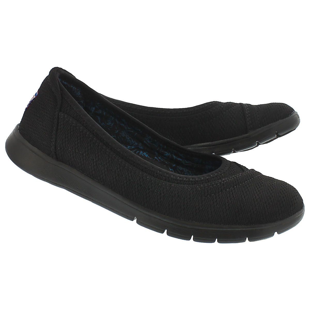 Lds Bobs PureFlex Supastar black flat