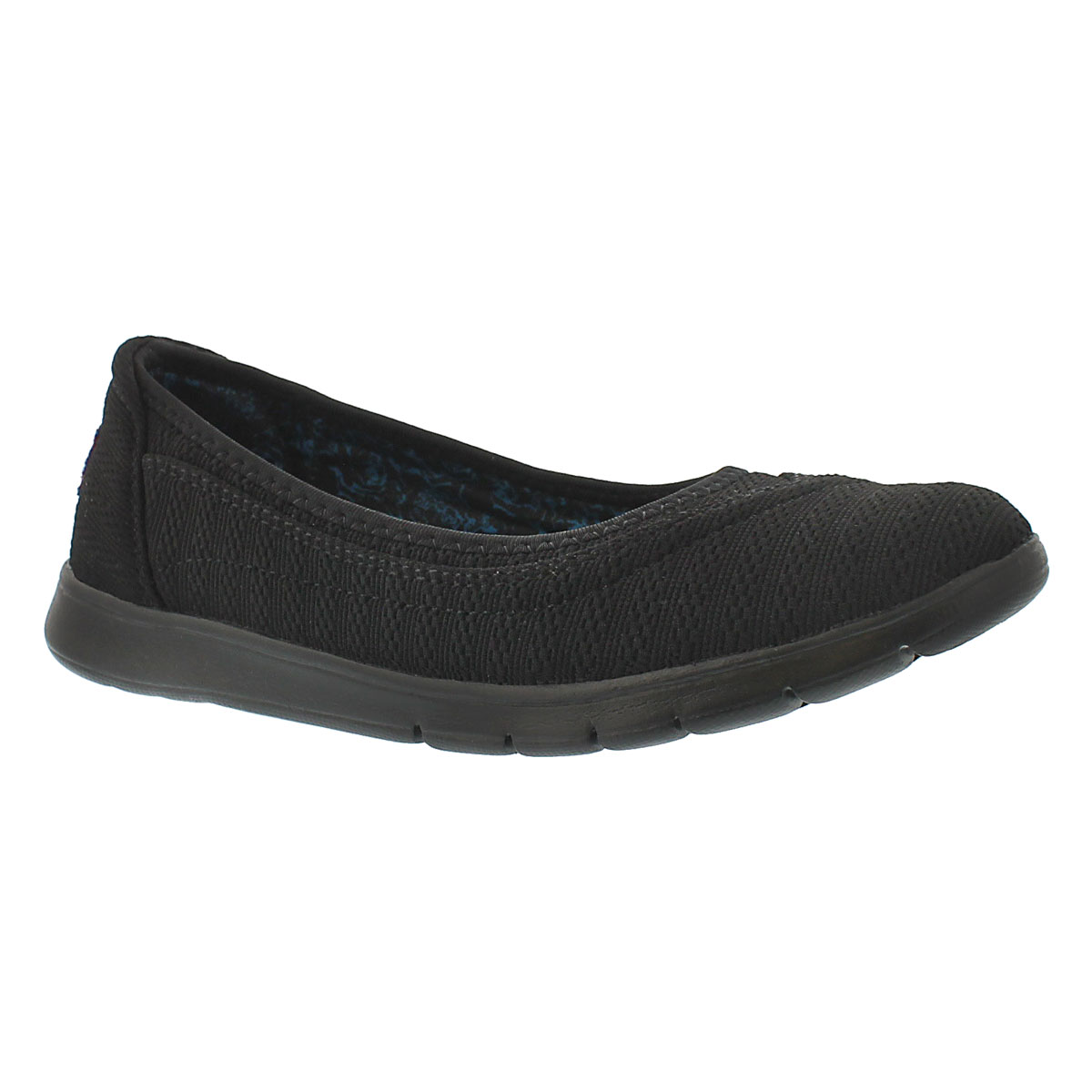 Lds Bobs PureFlex Supastar blk flat