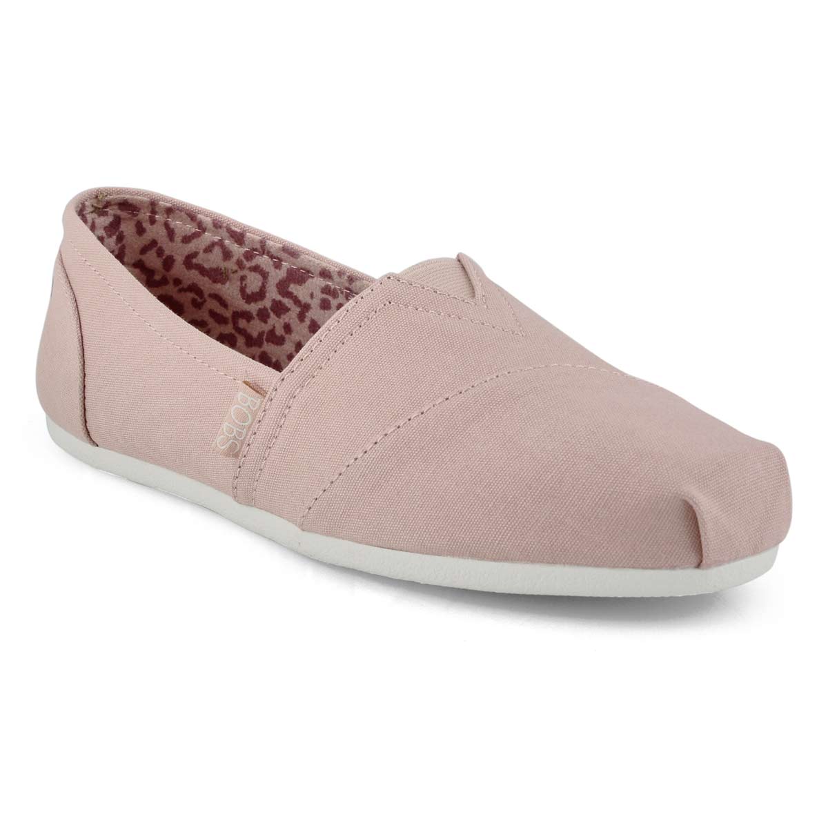 Lds Bobs Plush Peace & Love blush canvas