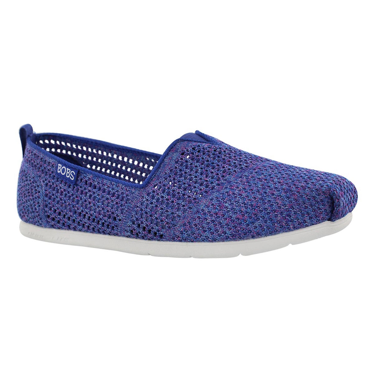 Women's BOBS PLUSH LITE BE COOL blue slip ons