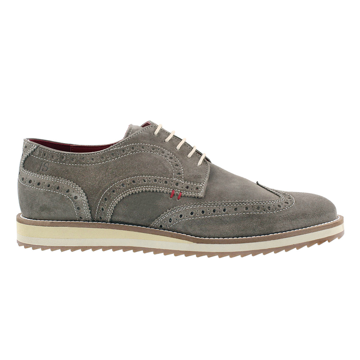 Mns Sven 01 taupe casual oxford