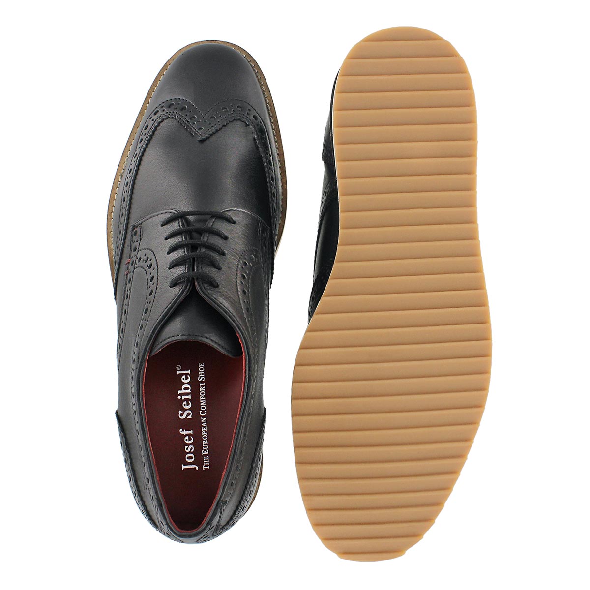 Mns Sven 01 black lthr casual oxford