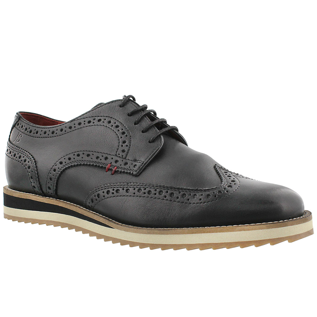 Mns Sven 01 black lthr casual oxford