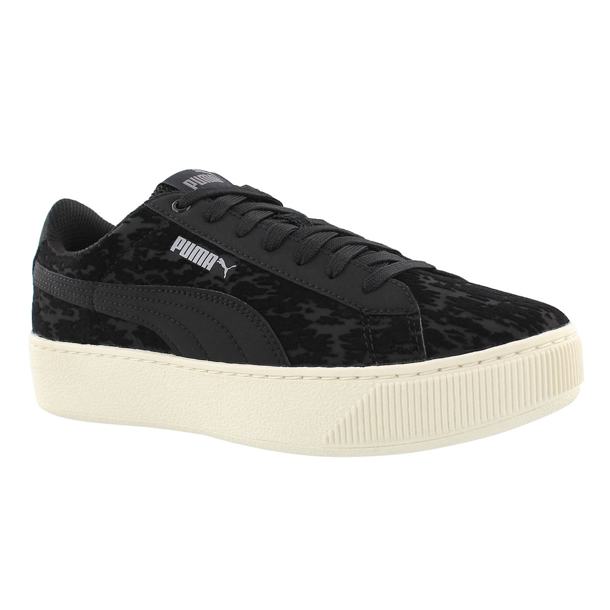 Women's VIKKY PLATFORM VELVET ROPE blk sneakers