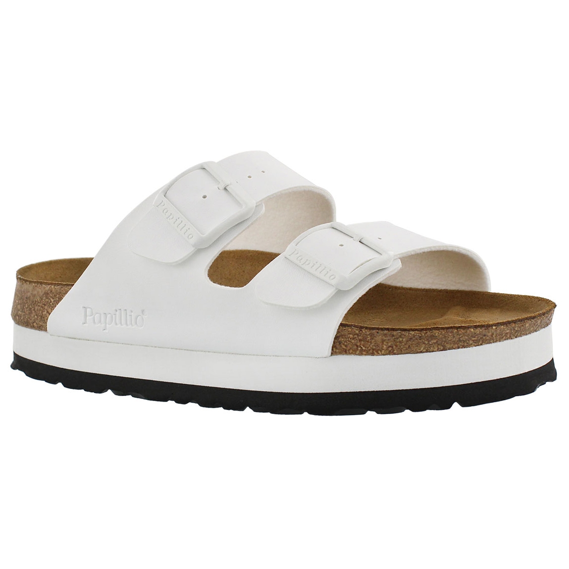 Lds Arizona Platform wht sandal - Narrow