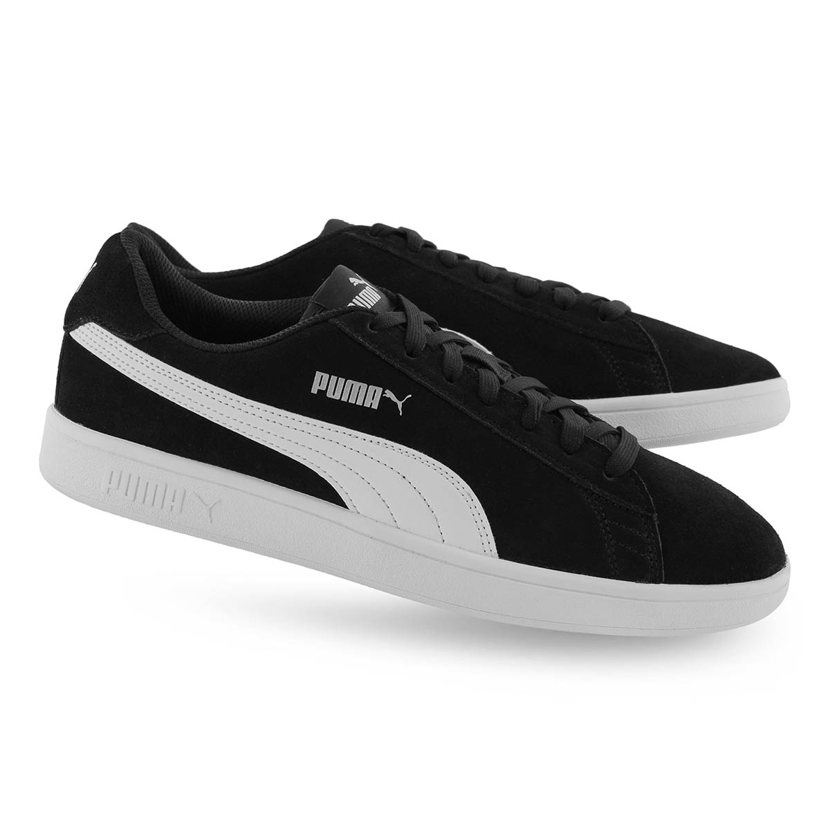 puma smash v2 suede black