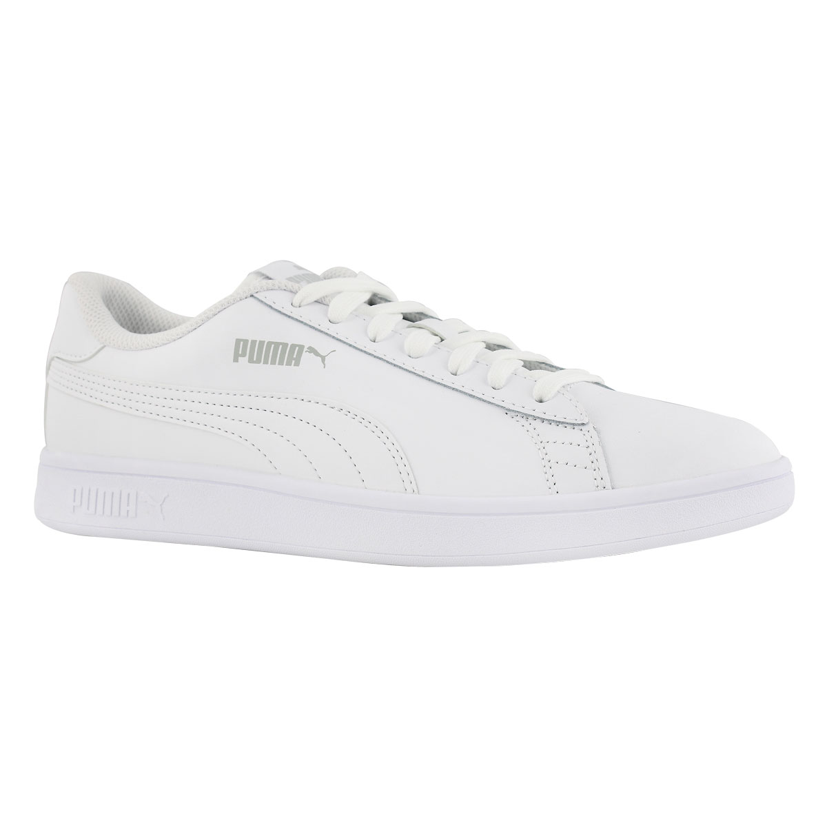 Mns Puma Smash v2 wht/wht lthr sneaker