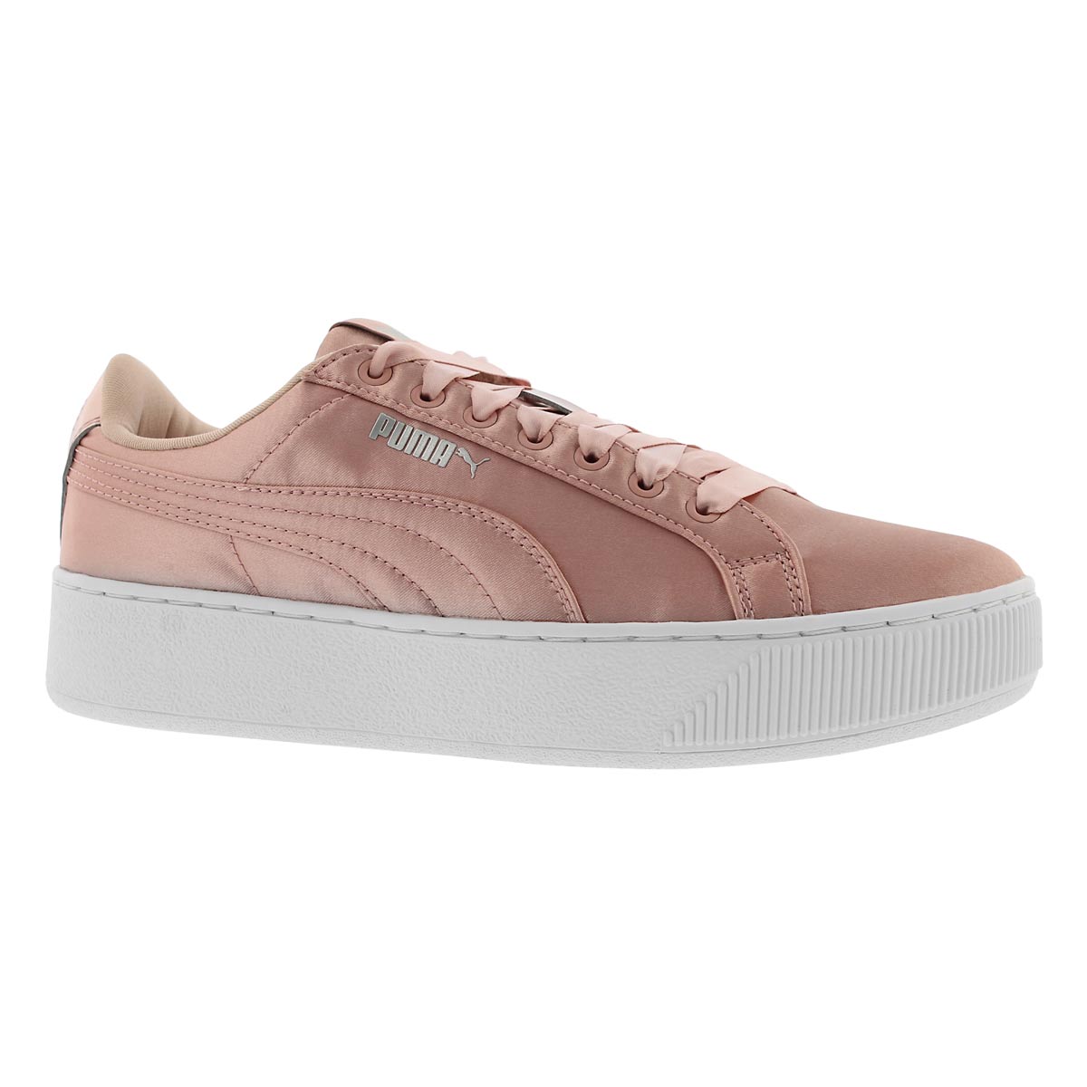 Lds Puma Vikky Platform peach sneaker