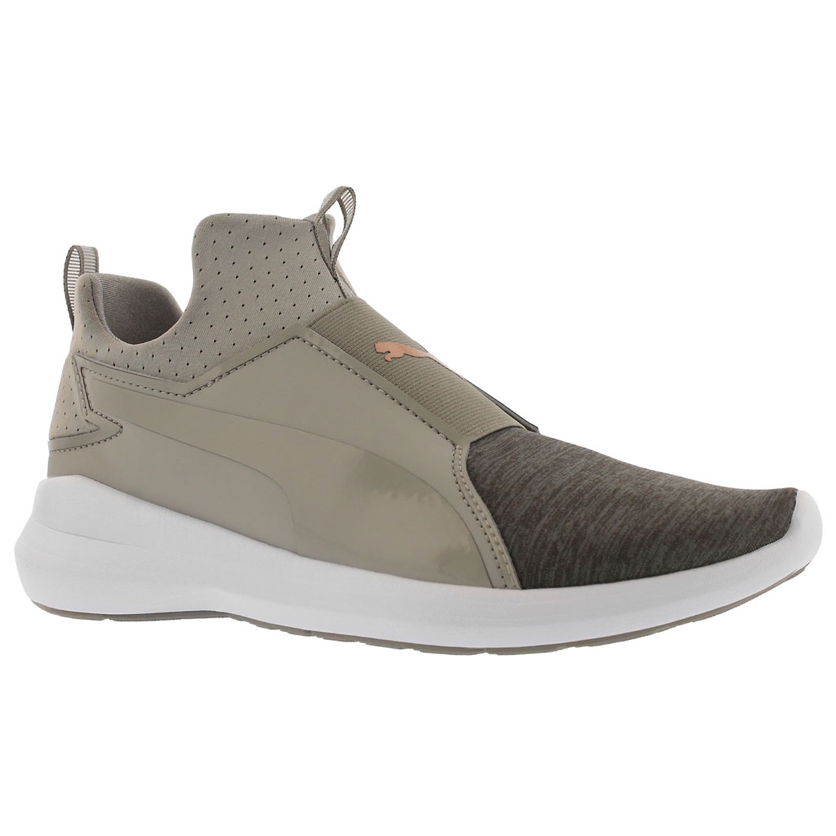 Women's PUMA REBEL MID rock ridge sneakers