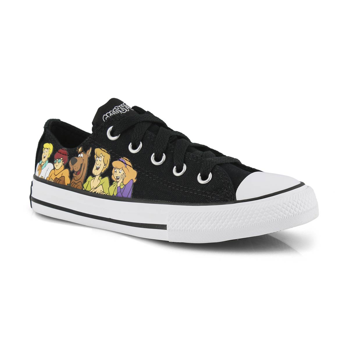 Kds CTAS Scooby Doo blk/mult ox snkr