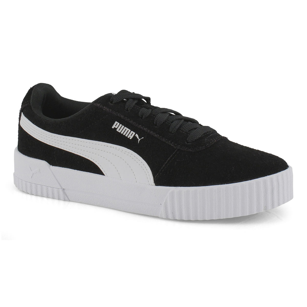 puma carina black and white