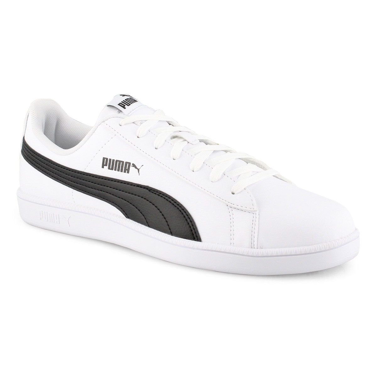 puma shoes white black