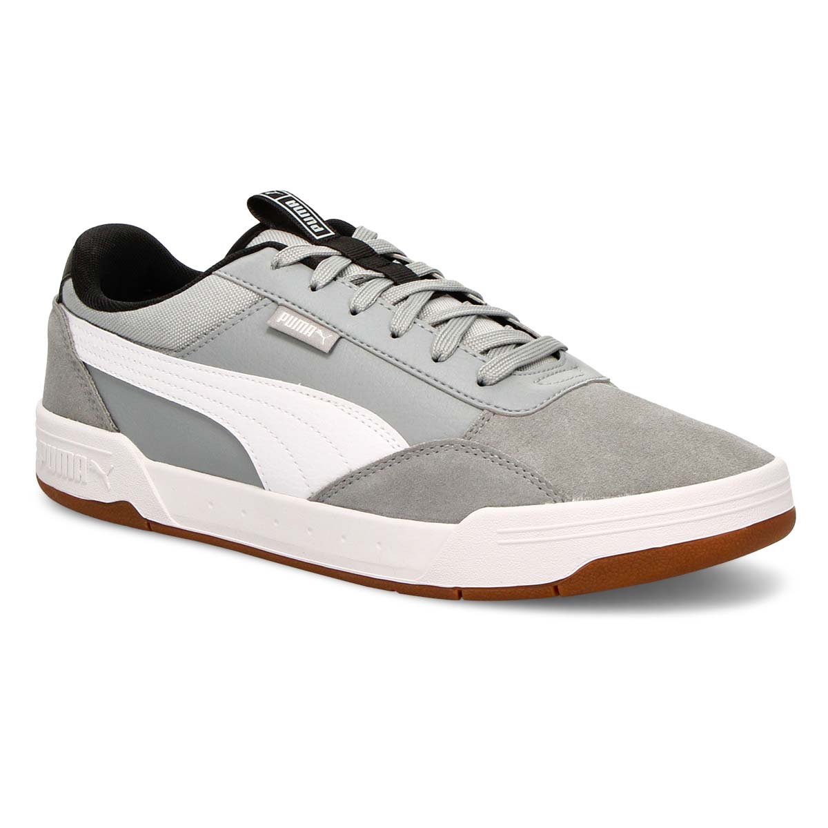 Puma Men's PUMA CSKATE quarry wht/blk sneak
