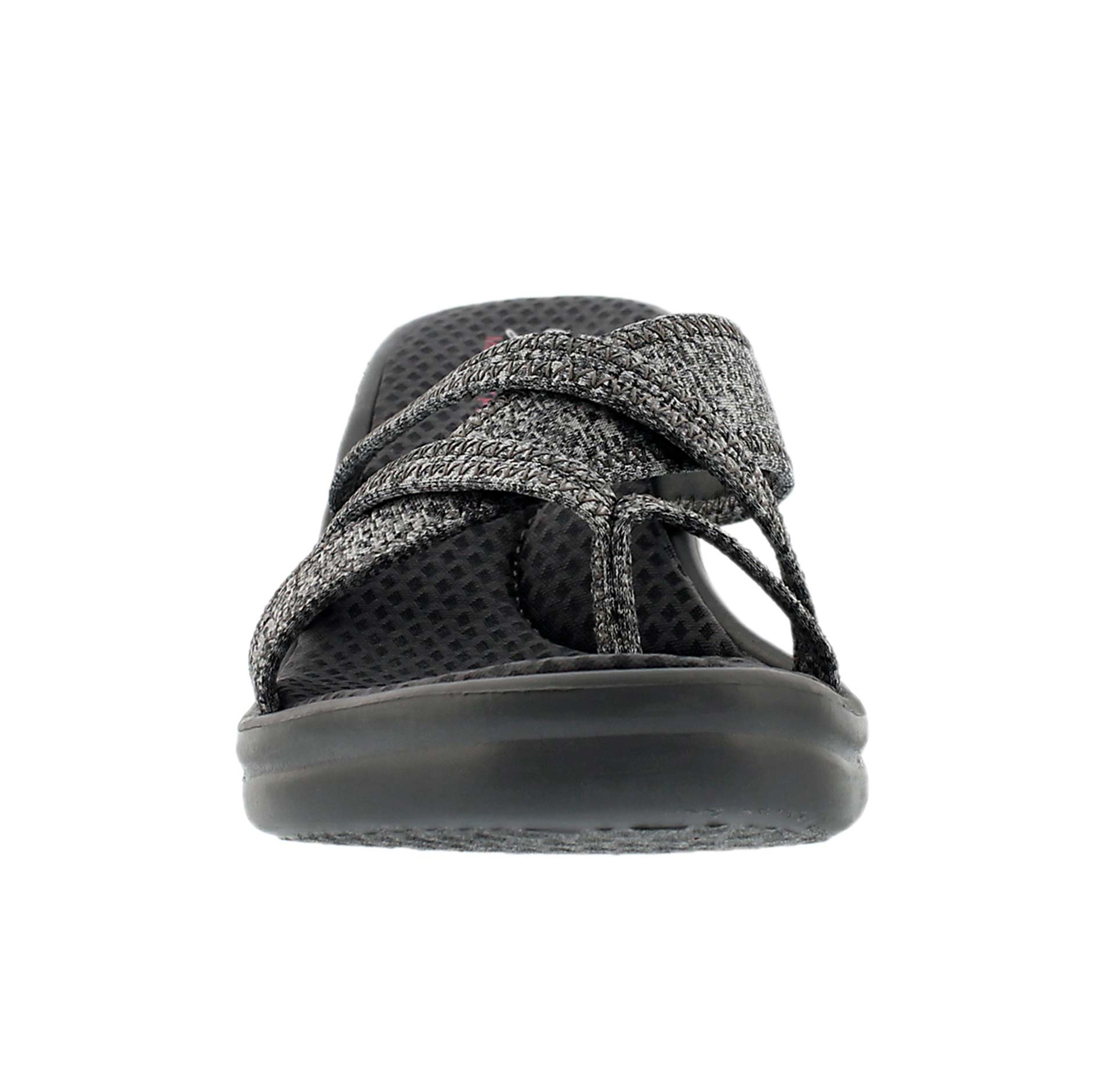 Lds Rumblers gry thong wedge sandal