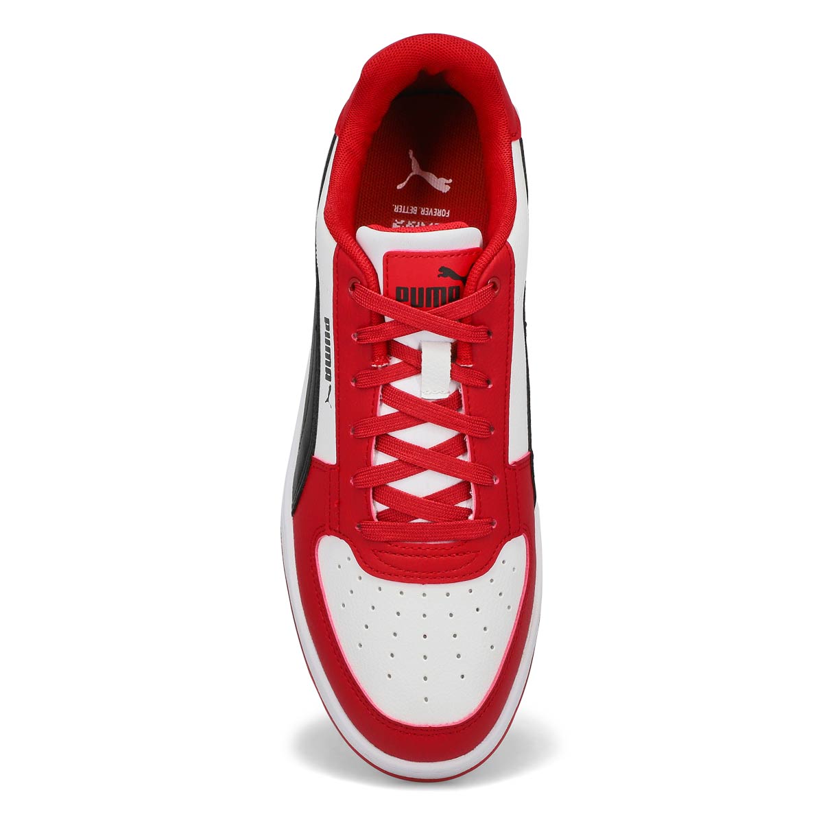 Mens Caven 2.0 Lace Up Sneaker - Red/White/Black