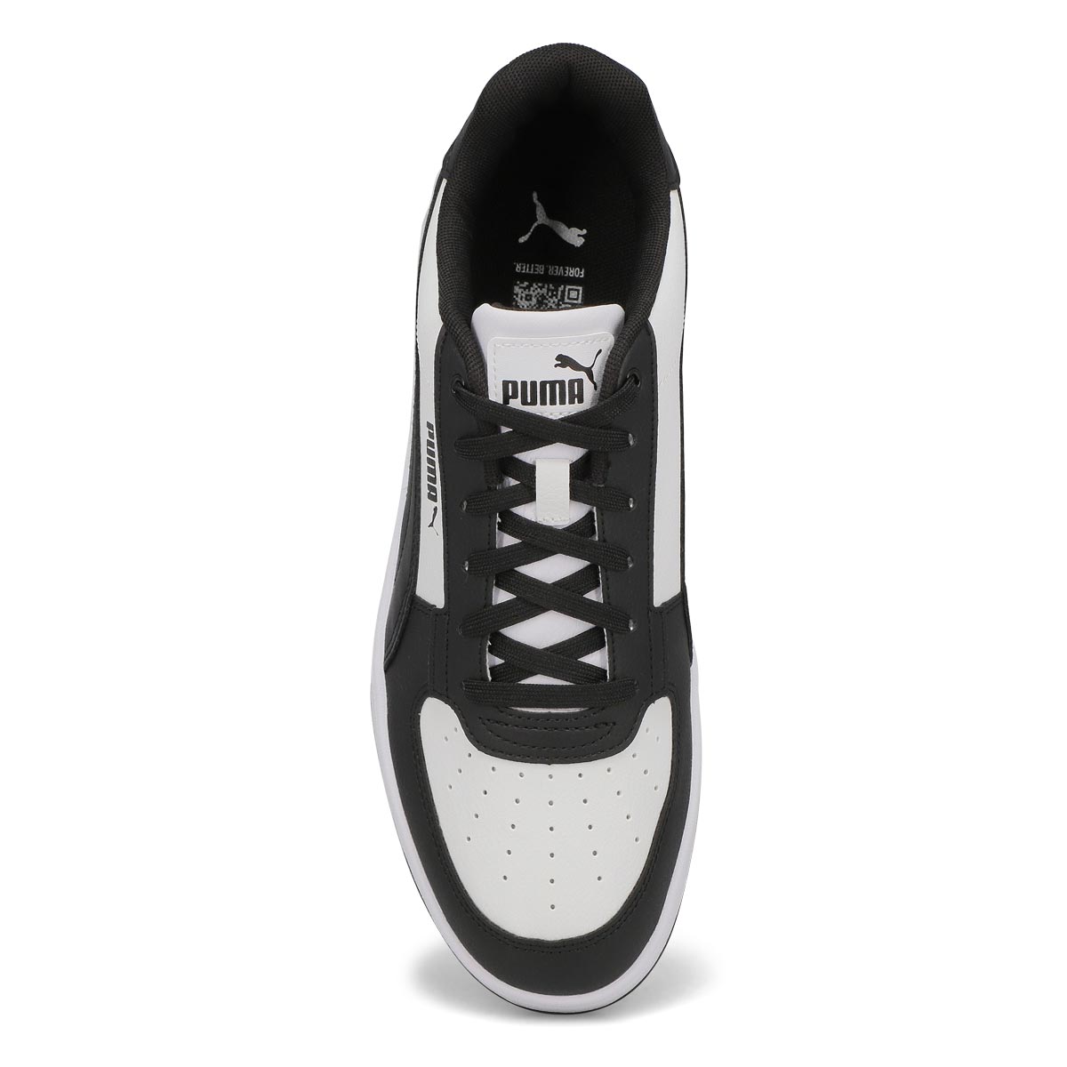 Mens Caven 2.0 Lace Up Sneaker - Black/White