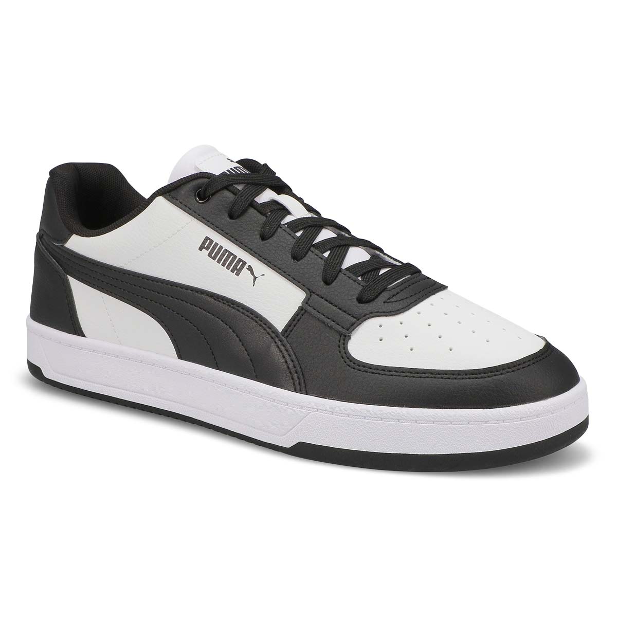 Mens Caven 2.0 Lace Up Sneaker - Black/White
