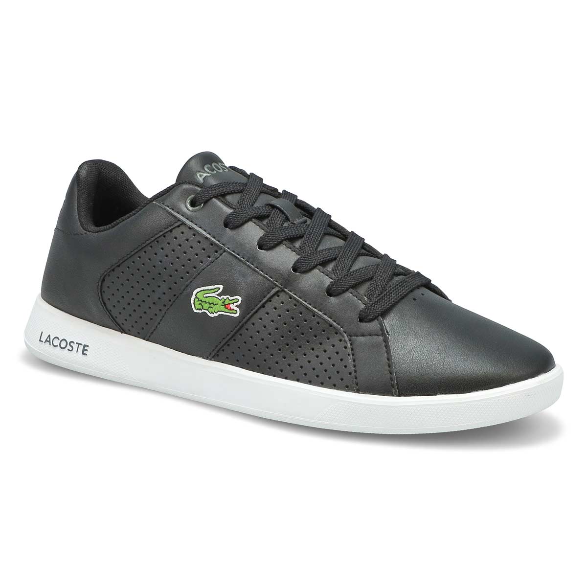 lacoste novas white