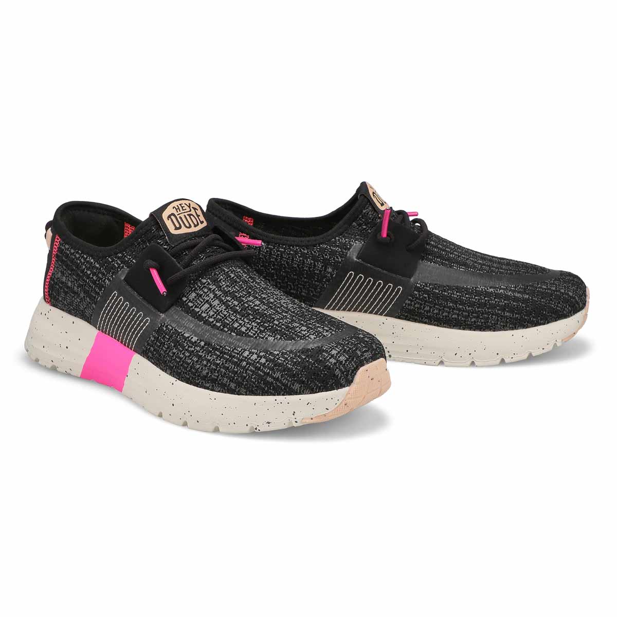 Ladies Sirocco W Sport Stripe Sneaker - Black