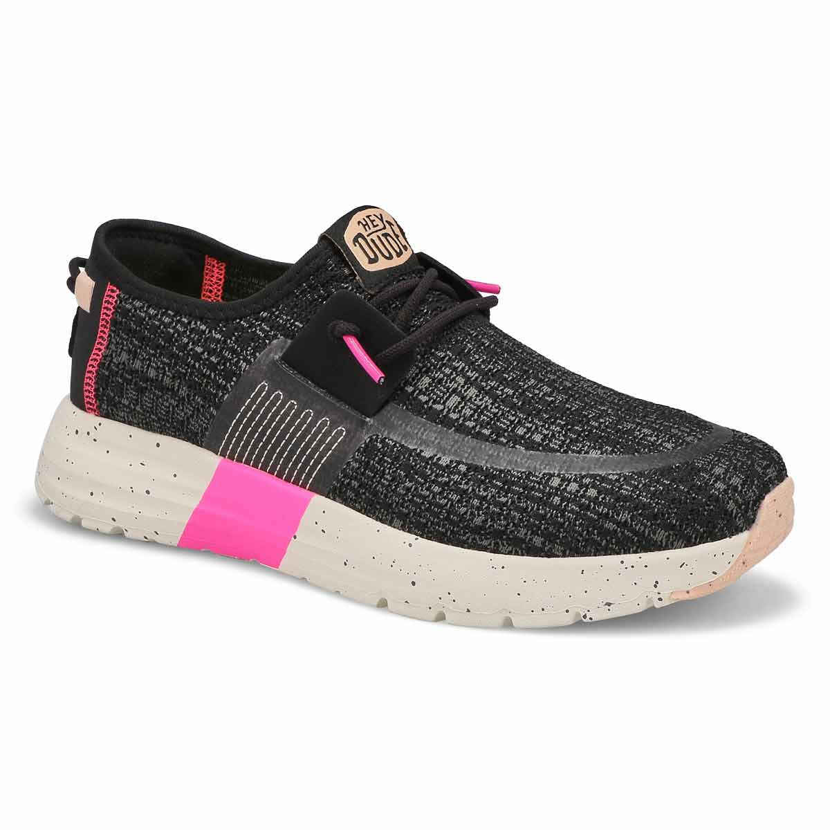 Ladies Sirocco W Sport Stripe Sneaker - Black