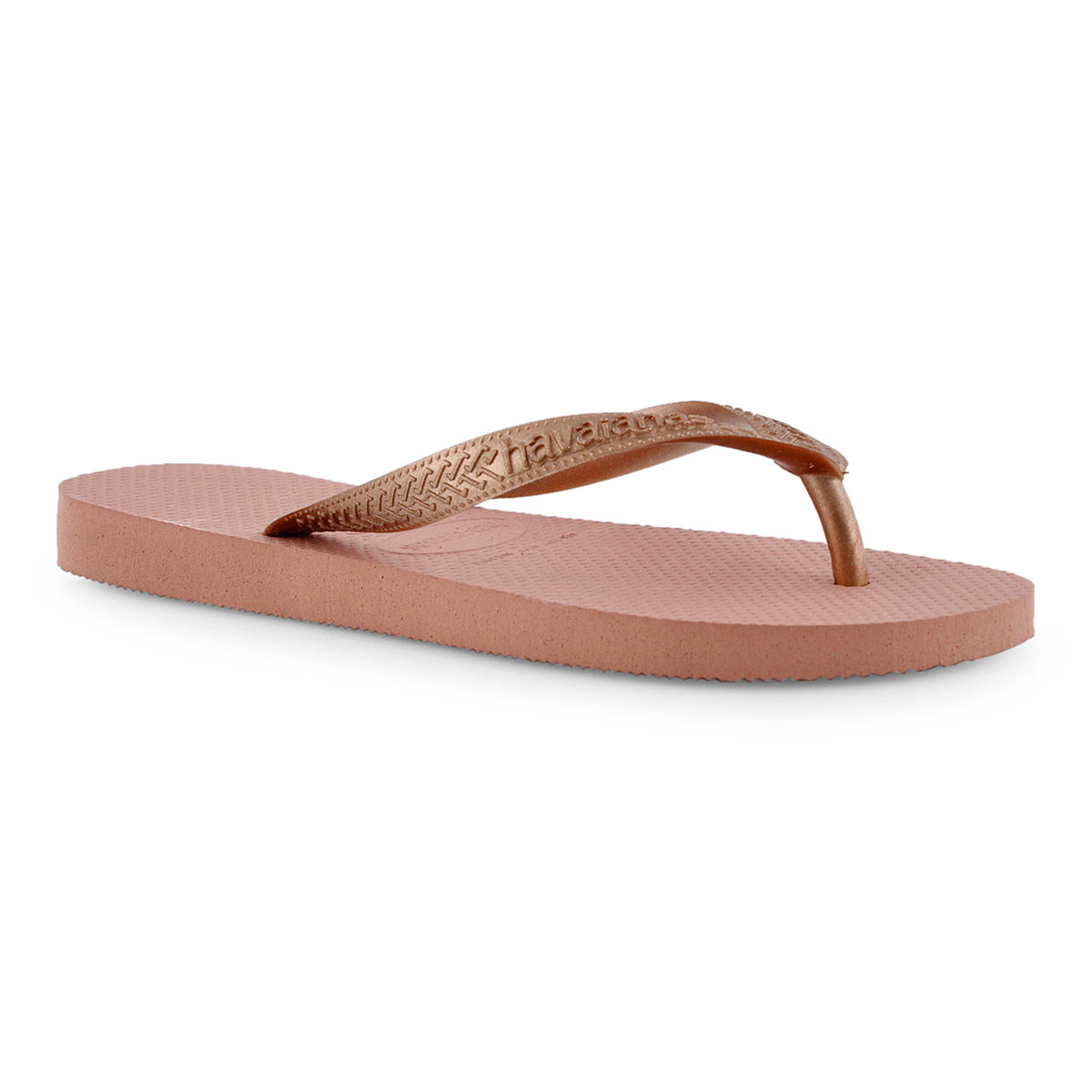 Lds Top Tiras rose nude flip flop