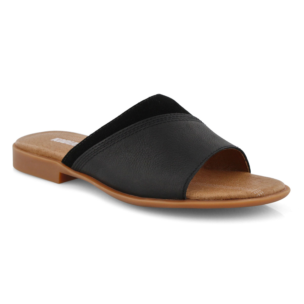 Lds Alexi black casual slide sandal