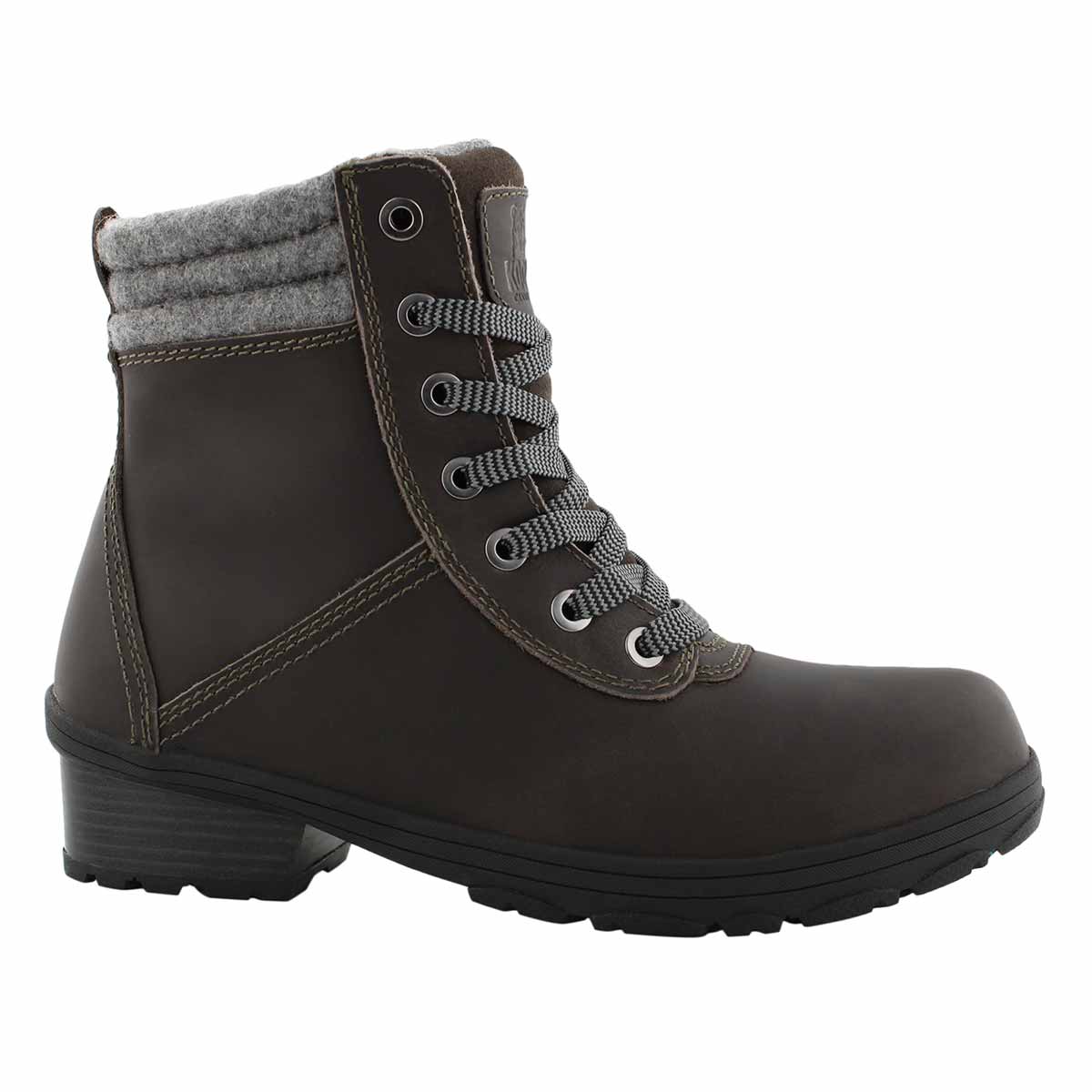 Lds Shari grey wtpf lace up winter boot