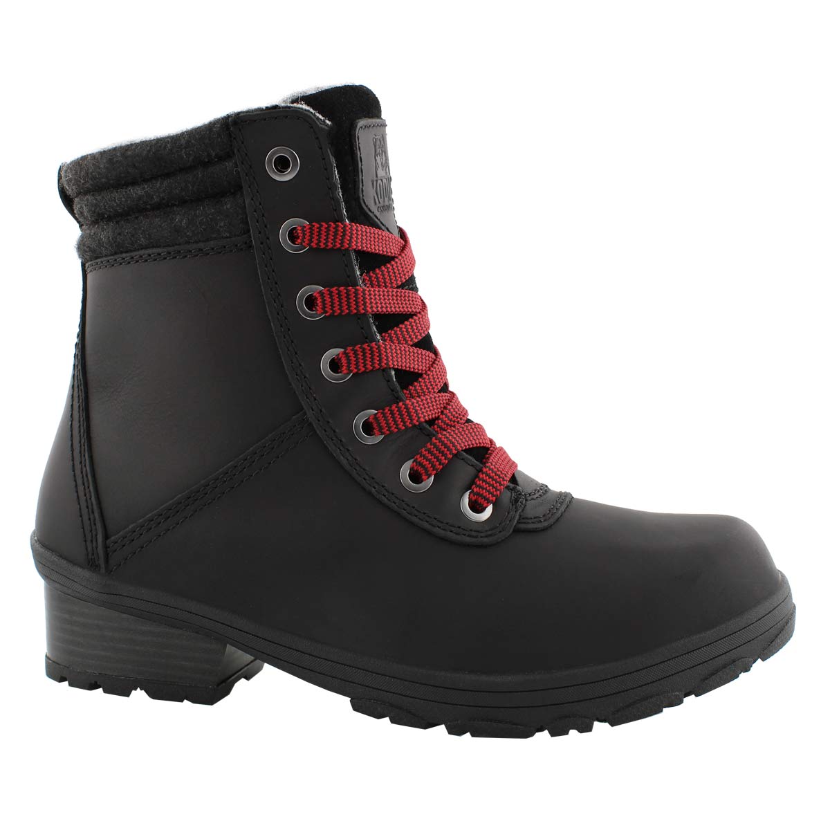 Lds Shari black wtpf lace up winter boot