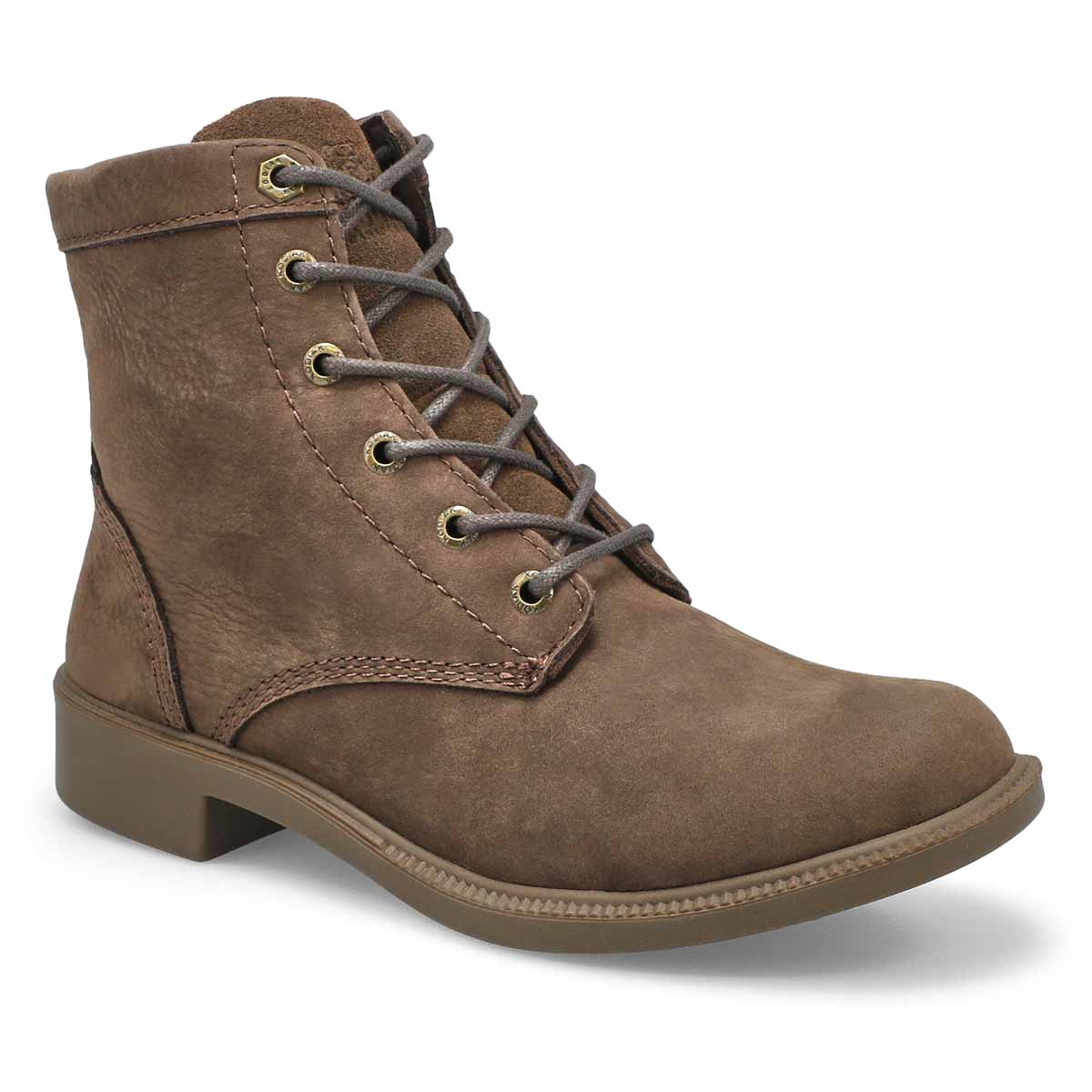 Lds Original brn wtpf lace up ankle boot
