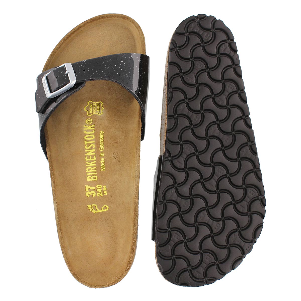 Lds Madrid magic galaxy blk slide sandal