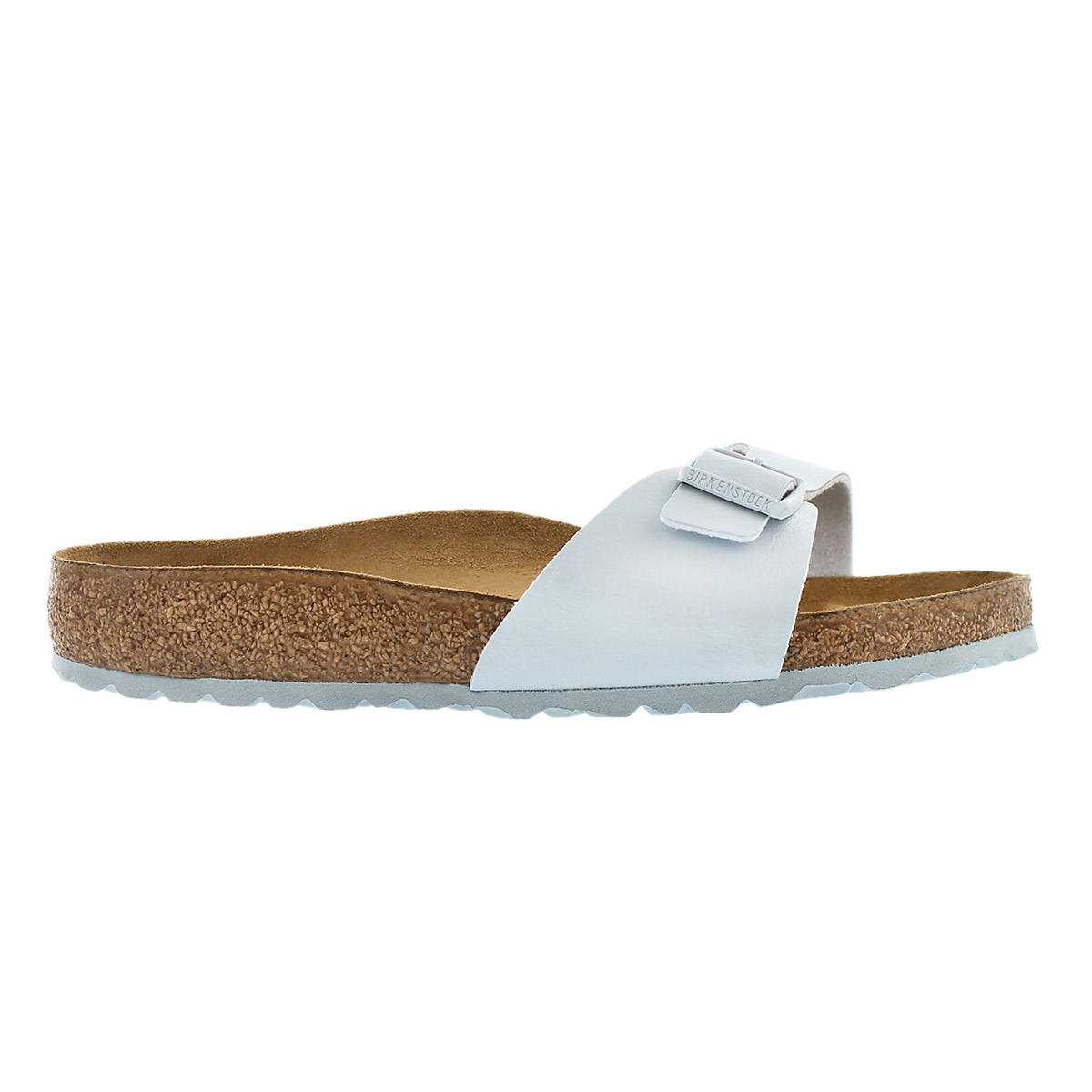 Lds Madrid baby blue 1 strap sandal