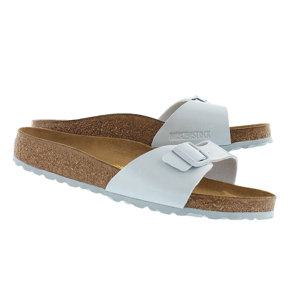 Lds Madrid baby blue 1 strap sandal