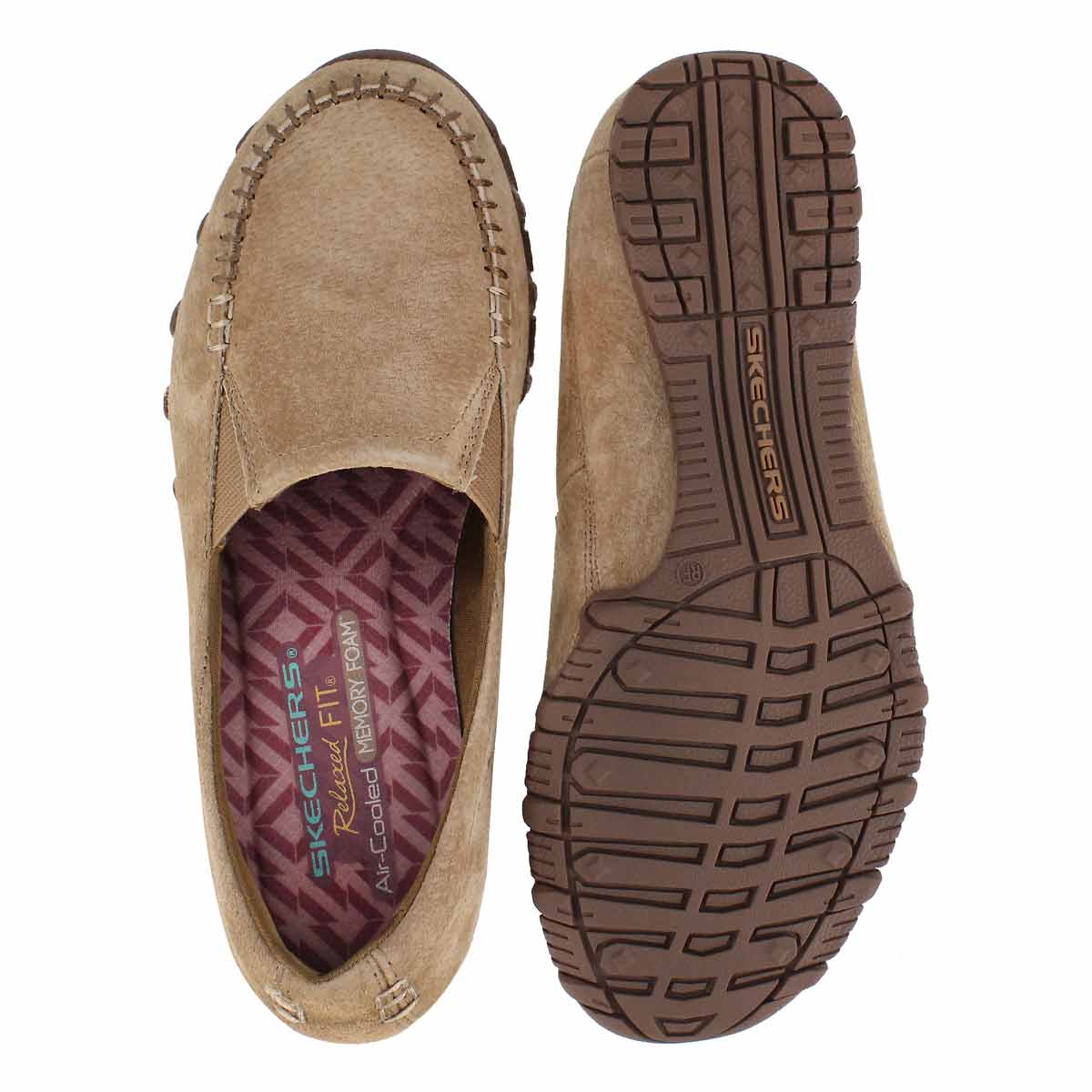skechers women's bikers wayfarer slip on