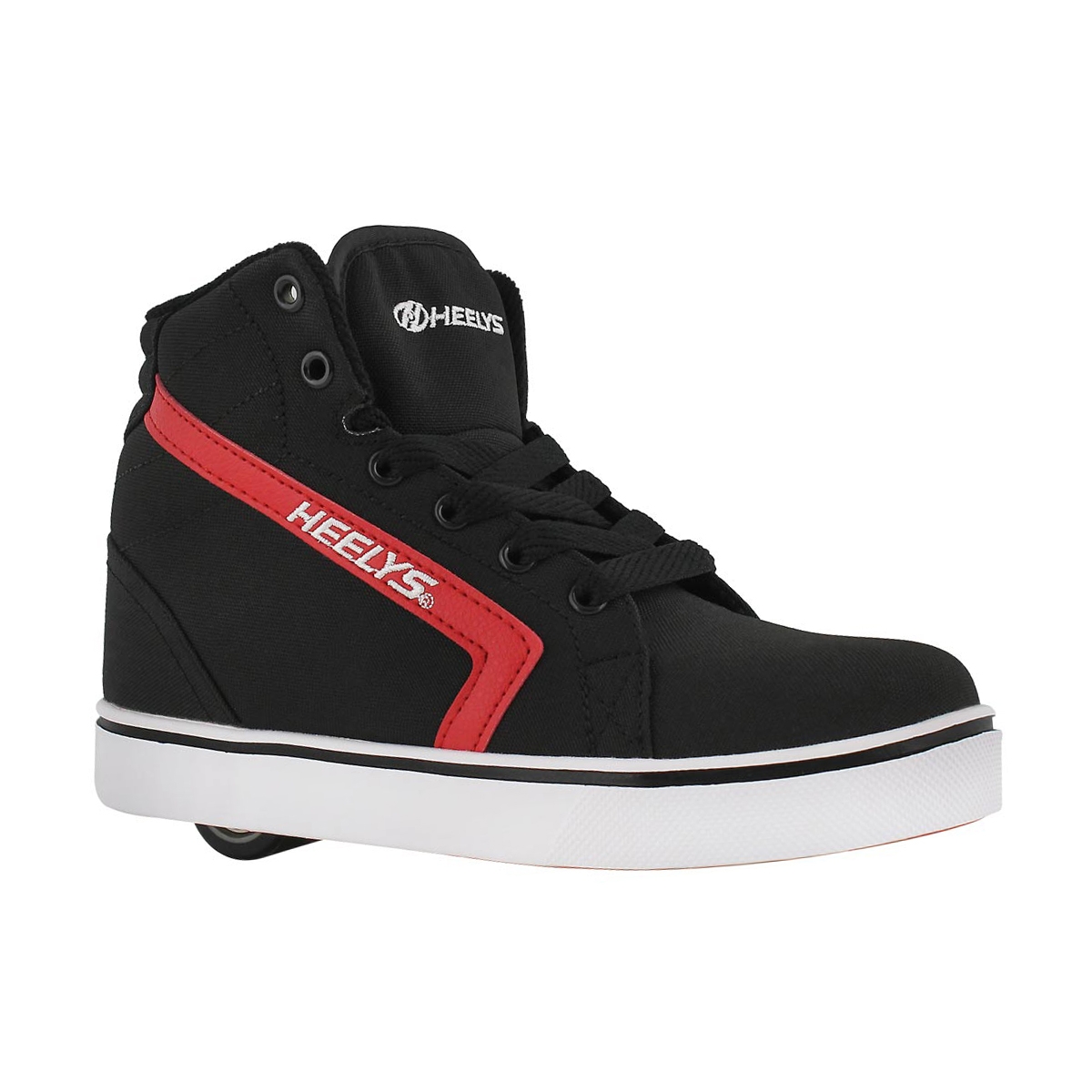 Bys Gr8r Hi blk/red skate sneaker
