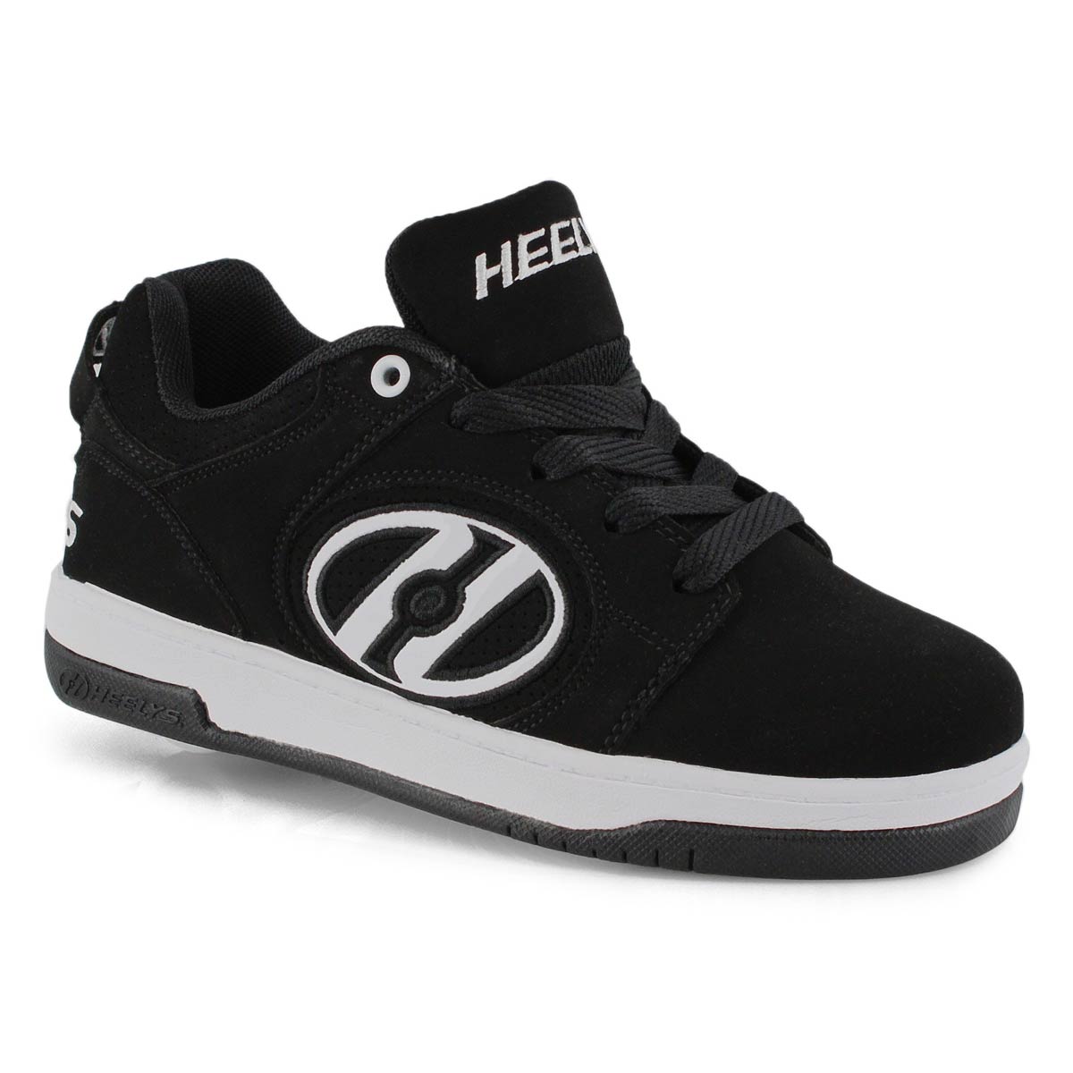 Bys Voyager blk/wht laceup skate snkr