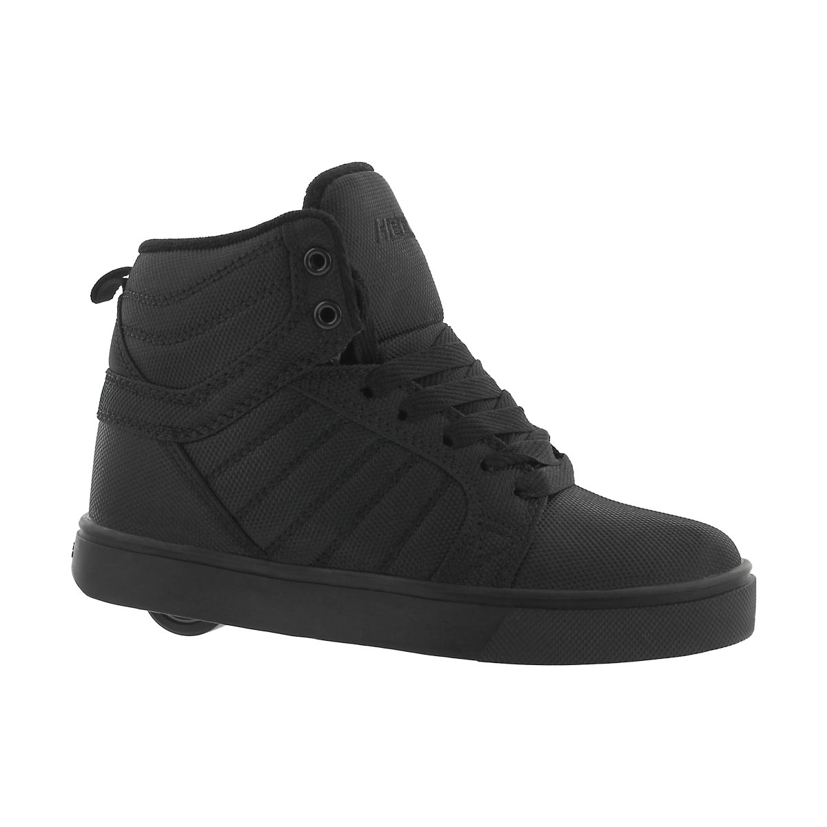Boys' UPTOWN black hi top skate sneakers