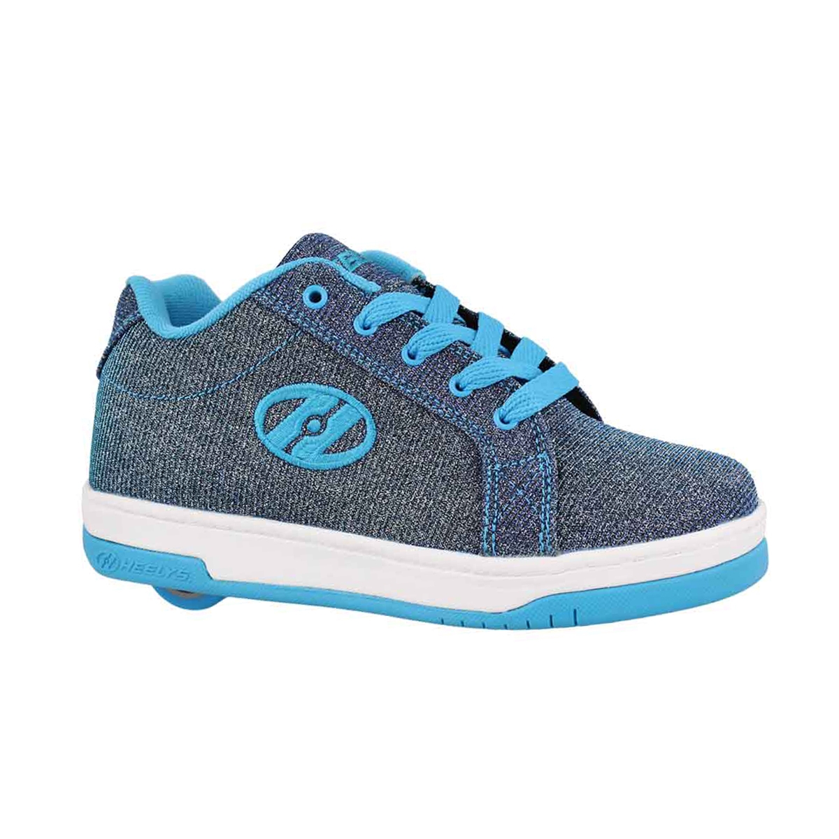 Girls' SPLIT pewter blue skate sneakers