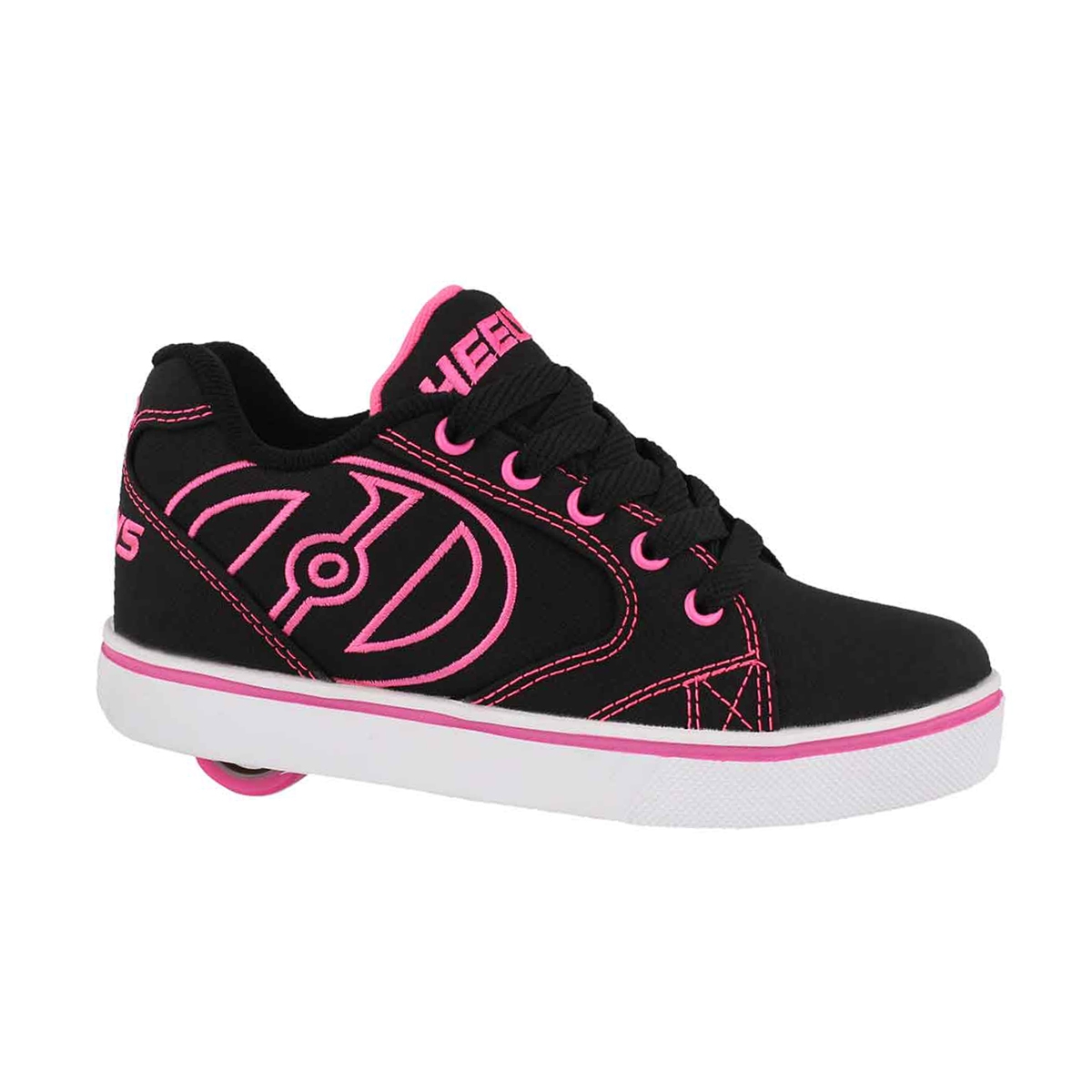 Grls Vopel blk/pnk/wht skate sneaker
