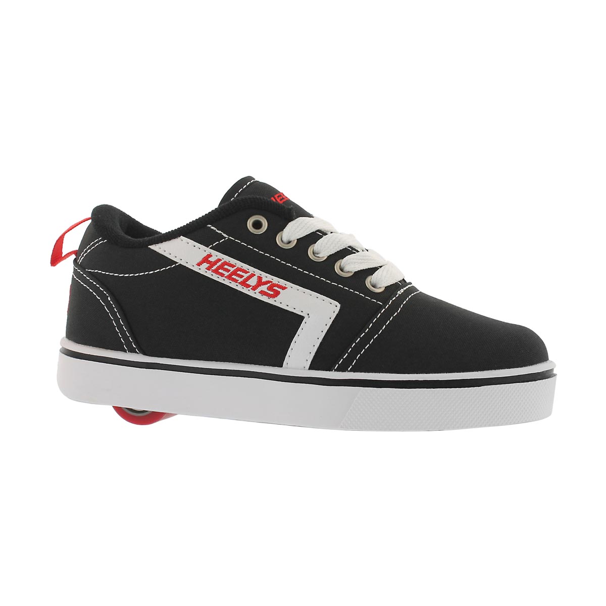 Boys' GR8 PRO black/white/red skate sneakers