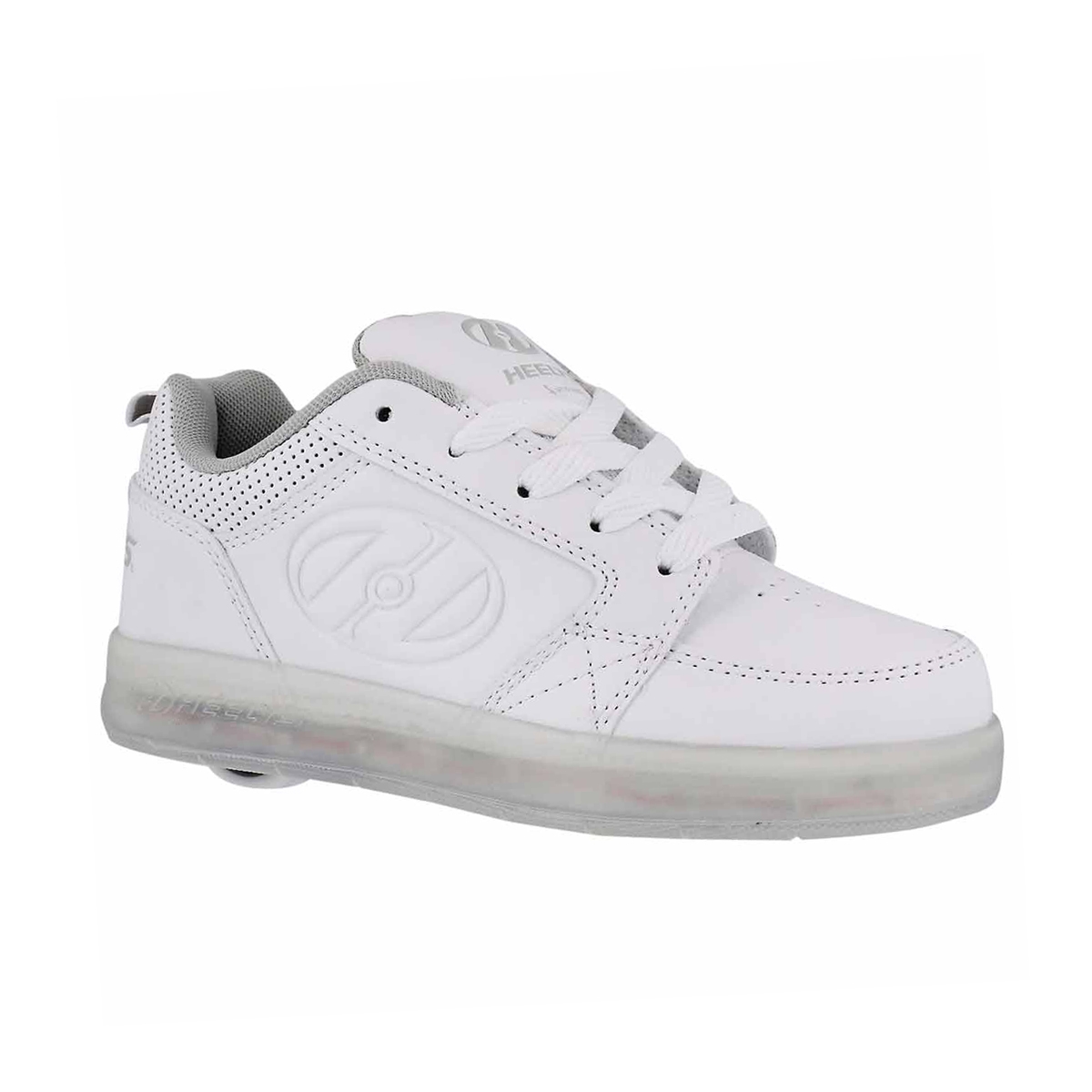 Kds Premium 1 Lo wht light up skate snkr