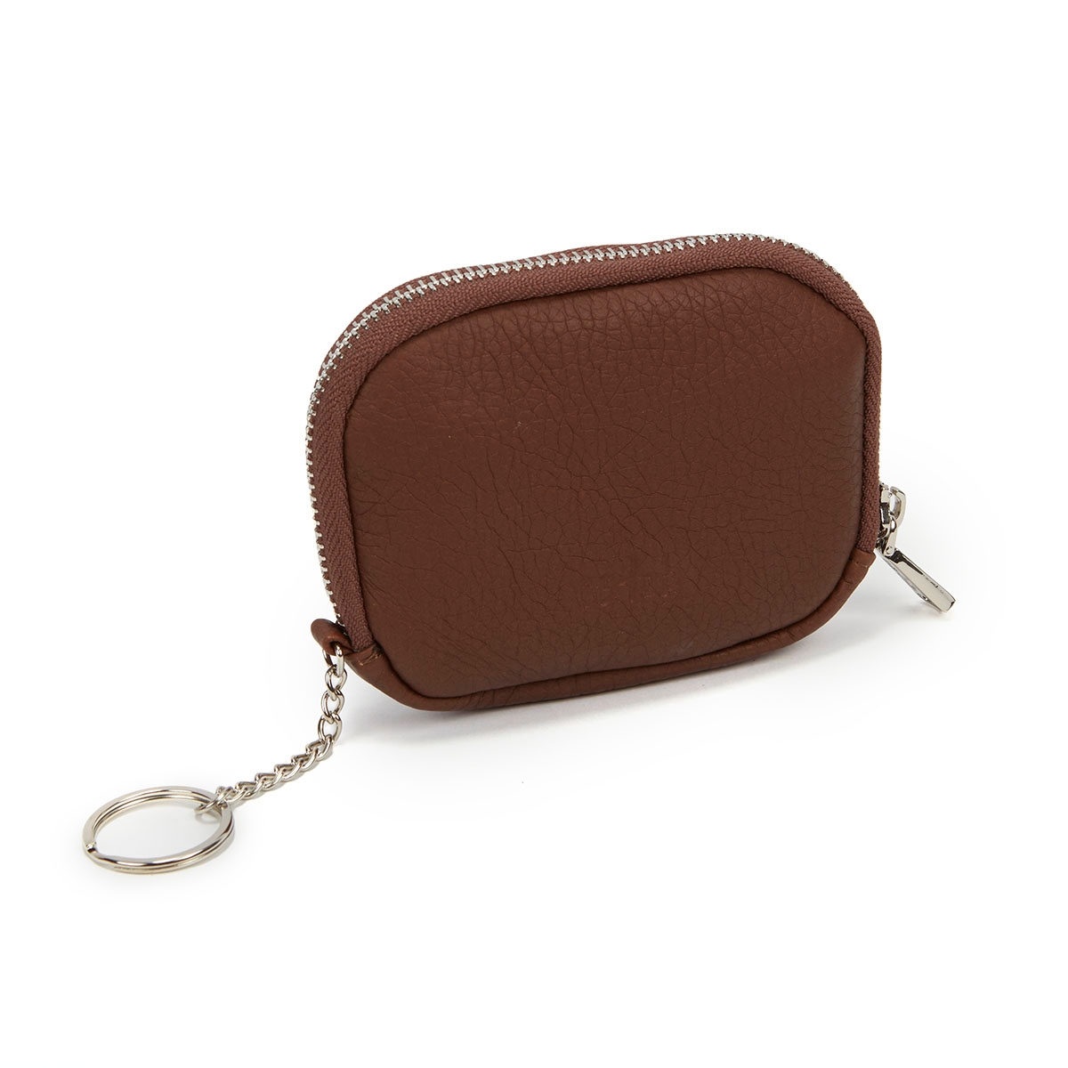 Lds cognac zip up wallet