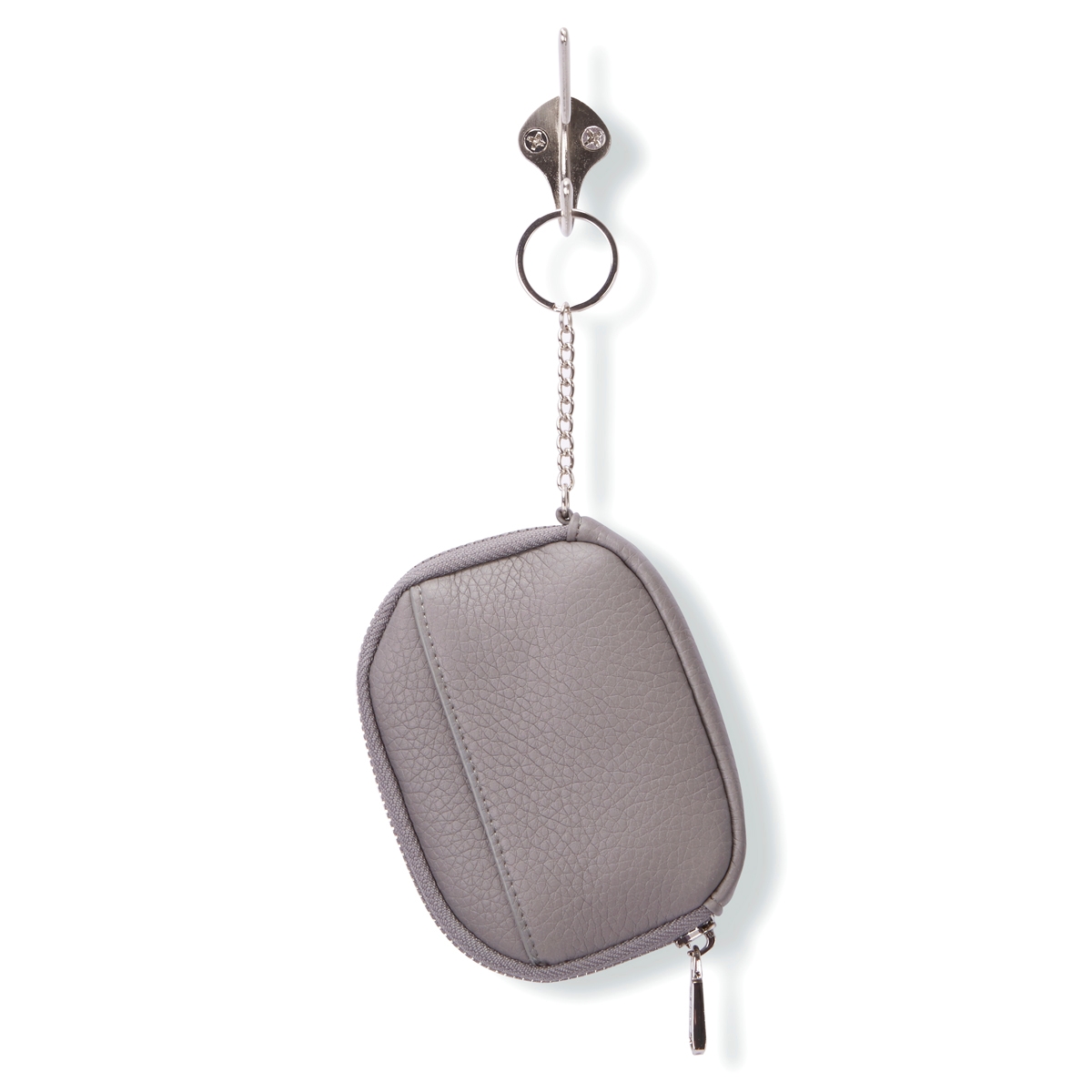 Lds 4888 grey zip up wallet