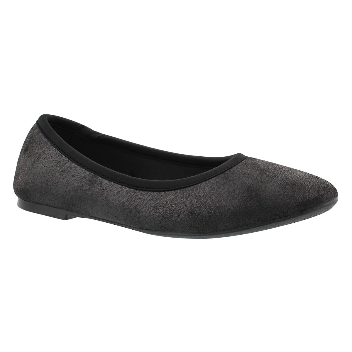 Lds Cleo Sincere black casual flat