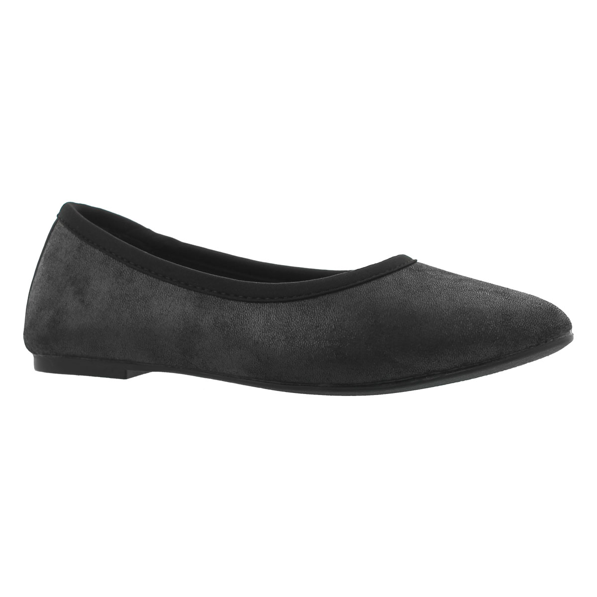 Women's CLEO SINCERE black casual flats - Wide